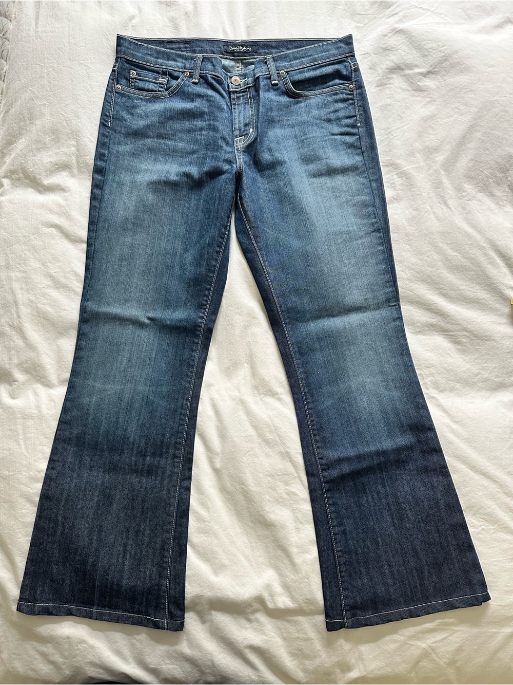 David Kahn Dark Indigo Flare Jeans